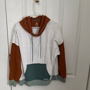 Ascend White, Brown, and Green Hoodie